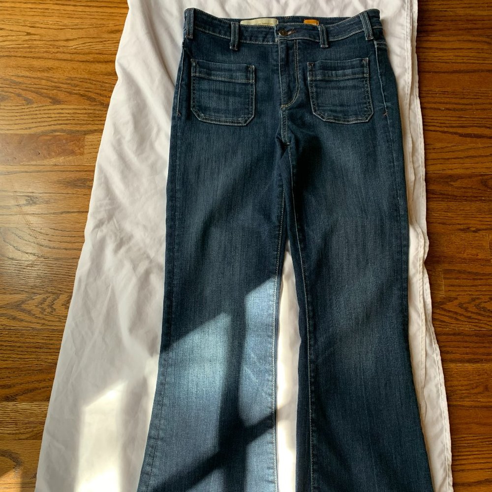 Anthropology Pilcro and the Letterpress Patch Pocket Jeans